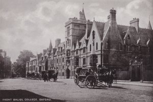Front Balliol College, Oxford av English Photographer