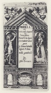 G Boccaccio, The Modell of Witt, Decameron, T Cotes for B Allen og W Hope 1634 (s/hvitt-bilde) av English Photographer