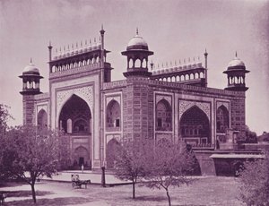 Porten til Taj, Agra av English Photographer