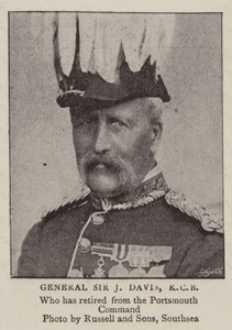 General Sir J Davis, KCB av English Photographer