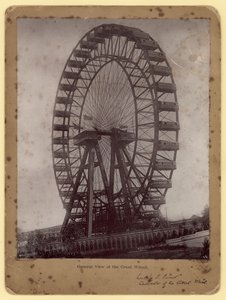 General View of the Great Wheel, Earls Court, London av English Photographer