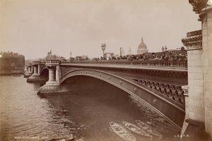 Generell utsikt over Blackfriars Bridge av English Photographer