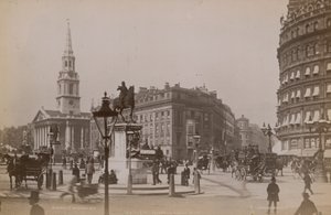 Generell utsikt over Charing Cross av English Photographer