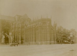 Generell utsikt over Poets Corner i Westminster Abbey av English Photographer