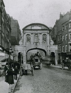 Generell utsikt over Temple Bar av English Photographer