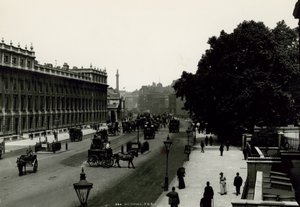 Generell utsikt over Whitehall av English Photographer