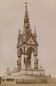 Generell utsikt over Albert Memorial av English Photographer