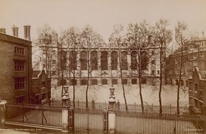 Generell utsikt over Great Hall of Christs Hospital av English Photographer
