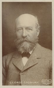 George Cadbury (1839-1922), engelsk sjokoladeprodusent og forkjemper for sosiale spørsmål av English Photographer