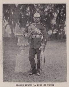 George Tubon II, konge av Tonga av English Photographer