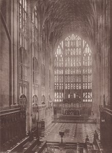 Gloucester: The Cathedral, Choir East (s/hv-bilde) av English Photographer