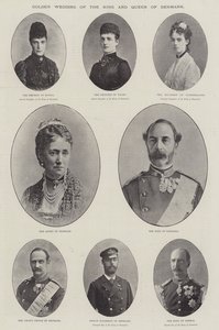 Gullbryllup til kongen og dronningen av Danmark av English Photographer