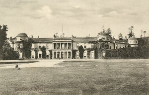 Goodwood House, West Sussex (s/hvitt bilde) av English Photographer