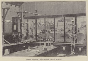 Grant Museum, Merchiston Castle School (gravering) av English Photographer