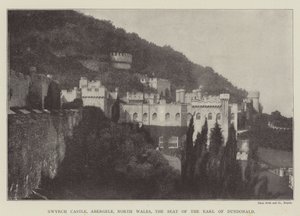 Gwrych Castle, Abergele, Nord-Wales, setet til jarlen av Dundonald av English Photographer