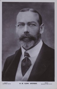 HM King George (s/hvitt bilde) av English Photographer