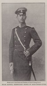 HKH Alfred, arveprins av Sachsen-Coburg-Gotha av English Photographer