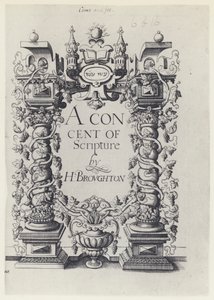 H Broughton, A Concent of Scripture, G Simson og W White 1590 (s/hvitt-bilde) av English Photographer