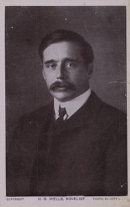 H G Wells (1866-1946), engelsk forfatter av English Photographer