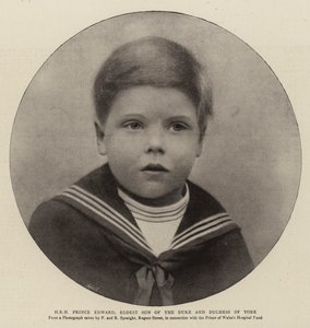 H R H Prins Edward, eldste sønn av hertugen og hertuginnen av York av English Photographer