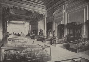 Hall of the Royal Mummies, som inneholder mumien til Rameses II, undertrykkeren av Israels barn av English Photographer