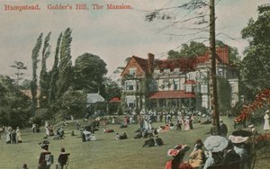 Hampstead, Golders Hill, The Mansion. Postkort sendt 18. august 1913. av English Photographer