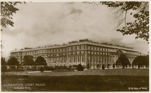 Hampton Court Palace, sør- og østfronter av English Photographer