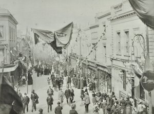 Hare Street: åpning av Woolwich-fergen, 1889 av English Photographer