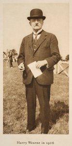 Harry Wearne i 1926 (sepia-bilde) av English Photographer