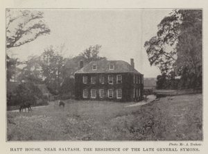 Hatt House, nær Saltash, boligen til avdøde general Symons av English Photographer