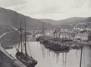 Helmsdale, fra slottet av English Photographer