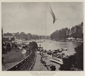 Henley Regatta, banen fra broen av English Photographer