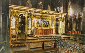 High Altar, Westminster Abbey, London av English Photographer