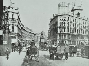 Holborn Circus, City of London, 1890 av English Photographer