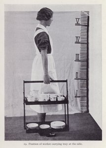 Illustrasjon for Posture in Housework (s/hv-bilde) av English Photographer