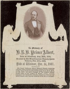Til minne om Hans Kongelige Høyhet Prins Albert av English Photographer