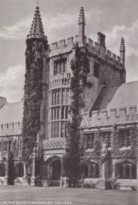 I Quadrangle Magdalen College av English Photographer