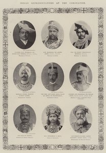 Indiske representanter ved kroningen