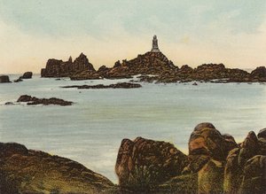 Jersey: Corbiere Lighthouse (farget bilde) av English Photographer