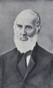 John Greenleaf Whittier (s/hv-bilde) av English Photographer