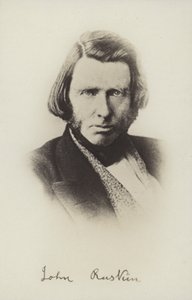John Ruskin (1819-1900), engelsk forfatter, kunstkritiker, kunstner og samfunnstenker av English Photographer
