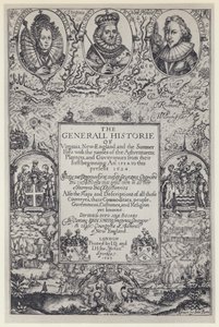 John Smith, The Generall Historie of Virginia, J Dawson for M Sparkes 1624 (s/hv-foto) av English Photographer