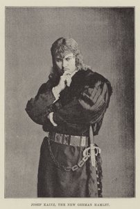 Josef Kainz, den nye tyske Hamlet av English Photographer
