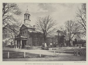 Kew Church, hvor prinsesse Mary av Cambridge ble gift i 1866 av English Photographer