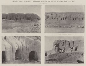 Kimberley Cave Dwellings, bombesikre tilfluktsrom gravd i Diamond Mine Tailings