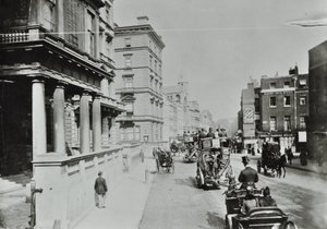 Knightsbridge, Westminster LB: ser østover ved Albert Gate, 1890 av English Photographer