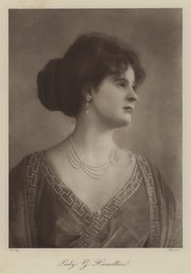 Lady G Hamilton (s/h-bilde) av English Photographer