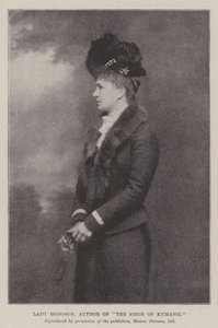 Lady Hodgson, forfatter av The Siege of Kumassi av English Photographer