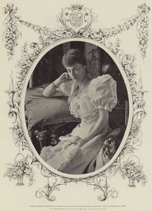 Lady Margaret Grosvenor, datter av hertugen av Westminster, gift med prins Adolphus av Teck