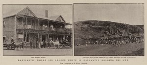 Ladysmith, der Sir George White galant holder seg av English Photographer